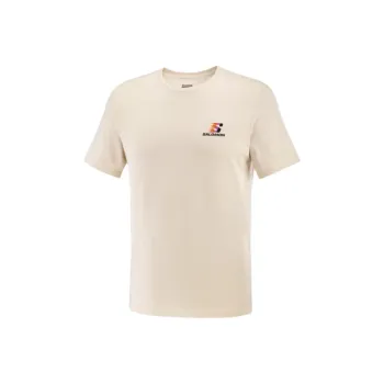 SALOMON SNOW INSPIRED FURIOUS LOGO T-Shirt Men's Ecru