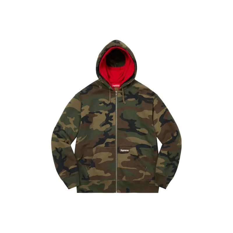 Supreme Double Hood Facemask Zip Up Hooded Sweatshirt-6