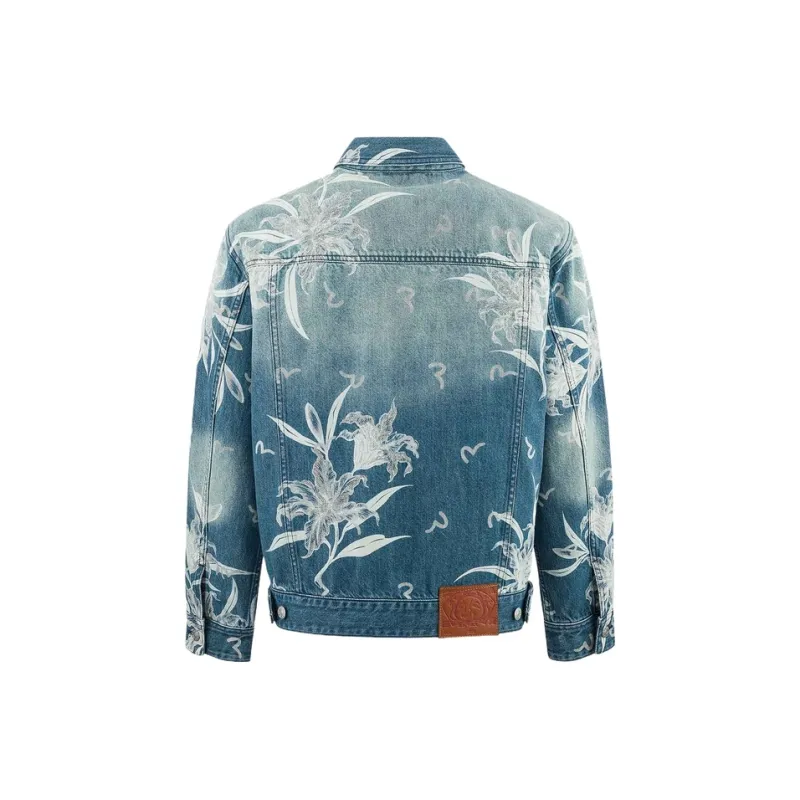 EVISU SS25 Denim Jacket Men's Denim Blue-1