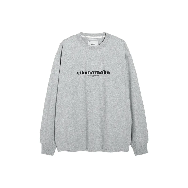 TIKIMOMOKA Crew Neck Loose Fit Regular Sweatshirt Spring And Autumn Unisex-6