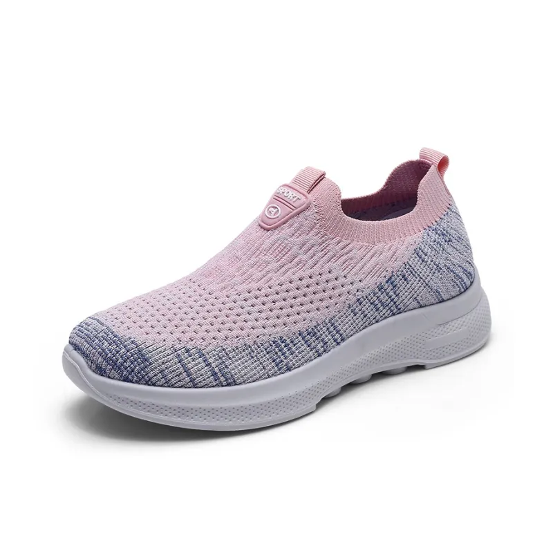 Strongman Casual Shoes Women's Low Top Black/Pink-6