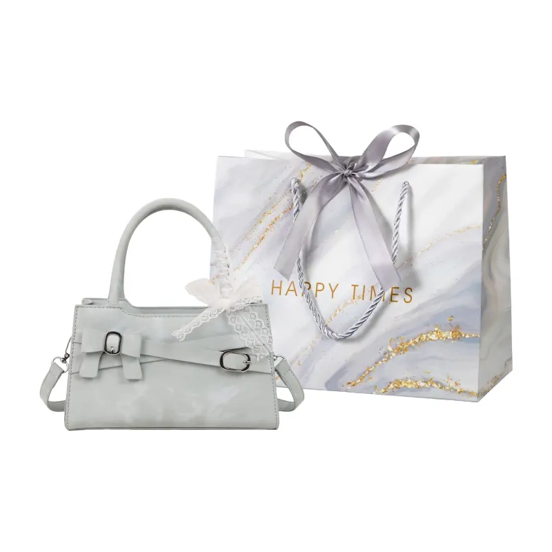 Miss Angel PU Handbag Women's White/Pink-0