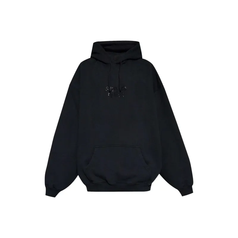 Vetements Spolied By God Embellished Oversized Hoodie-0