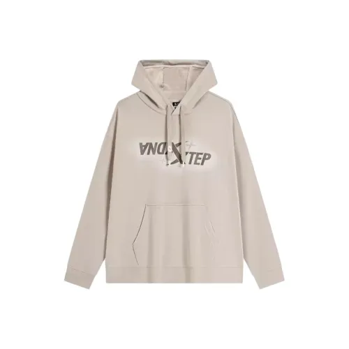 XTEP Sweatshirt Unisex Latte Mouwen