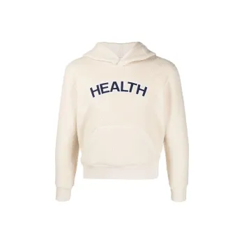 SPORTY & RICH Sherpa Fleece Cropped Hoodie