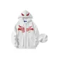 White Red[Thickened and Fleece-Lined]