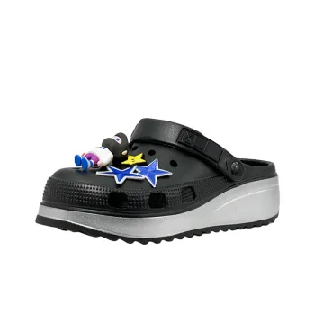 MESUCA Clogs Unisex Black Silver Frame