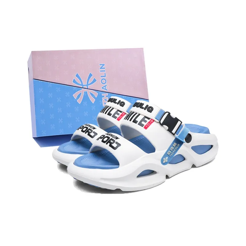 YUZHAOLIN EVA Cut Out Massage Slip Resistant Abrasion Resistant Quiet Slide Slippers Unisex-12