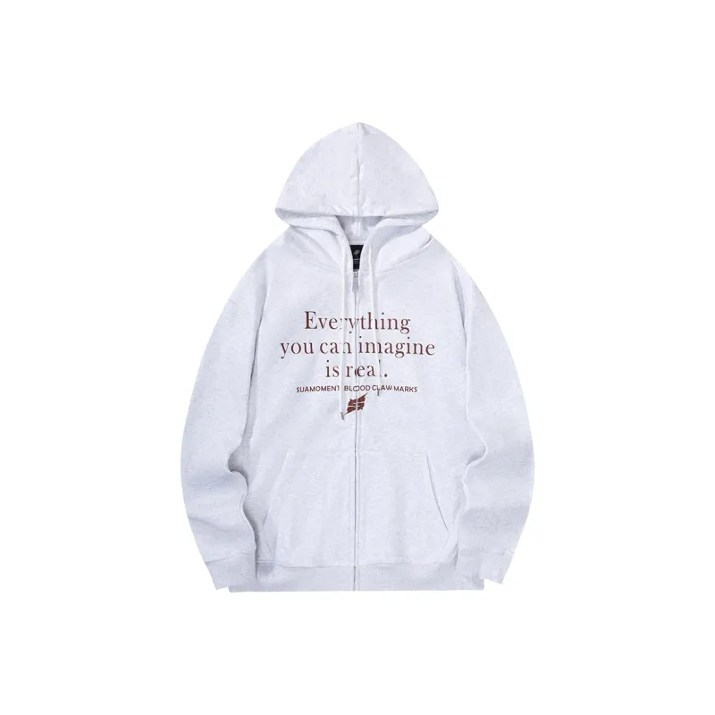 Suamoment Sweatshirt American Casual Loose Fit Hoodie Unisex-7
