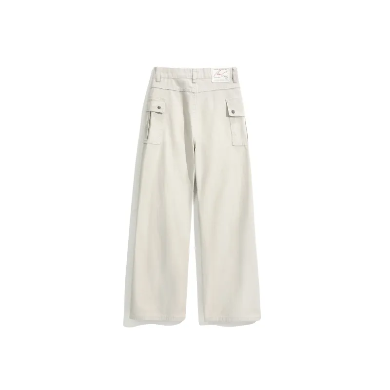 PAINT STAIN Workwear Style Pants Unisex-1