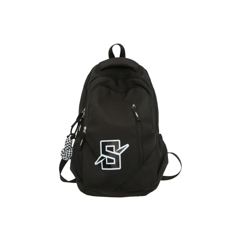 H YXIANG Nylon Backpack Unisex Multicolor-4
