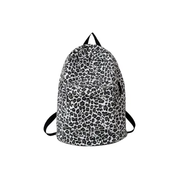 GEERDUN Nylon Backpack Women's Black/Khaki/Brown