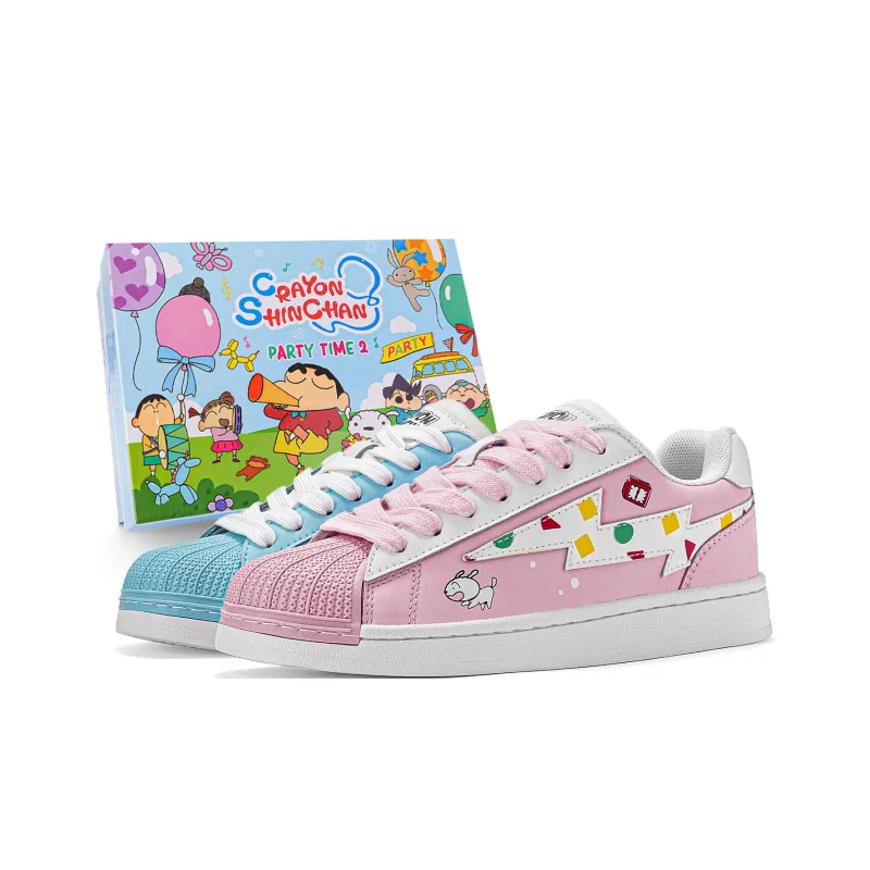 Crayon Shinchan Balance Lightweight Support Low-Top Skateboard Shoes Unisex-21