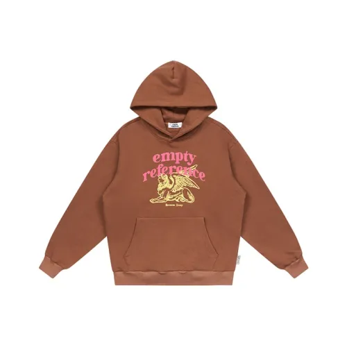 EMPTY REFERENCE Sweatshirts Unisex Brown