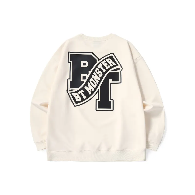 Bt Crew Neck Loose Fit Sweatshirt Spring Fall Unisex-8