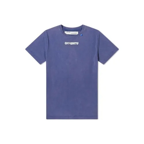 OFF WHITE T Shirt, Regular Fit Men's Blue