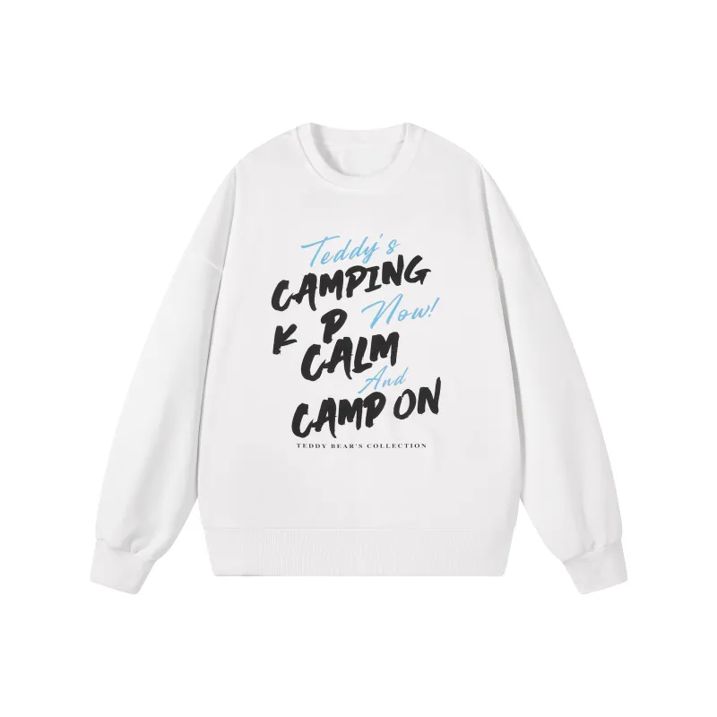 Teddy Bear Collection Camping Teddy Series Sweatshirt Unisex-2