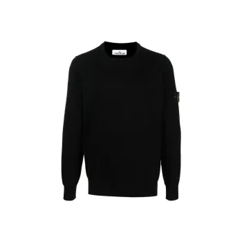 STONE ISLAND Compass Patch Crewneck Jumper