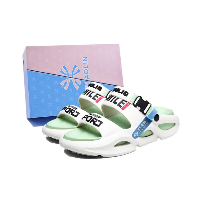 YUZHAOLIN EVA Cut Out Massage Slip Resistant Abrasion Resistant Quiet Slide Slippers Unisex-36