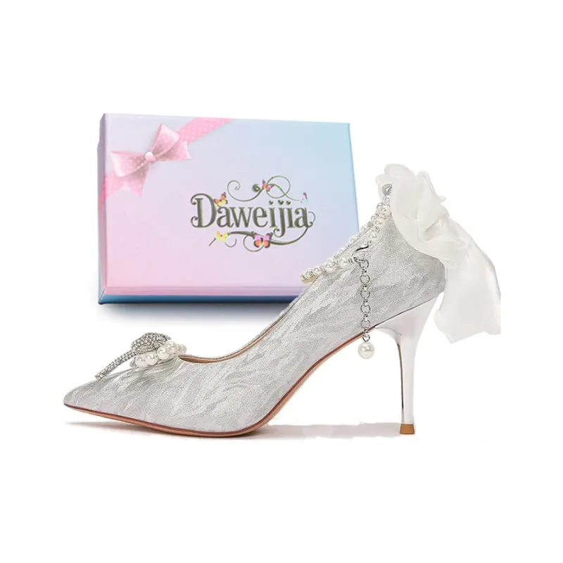Dawei's House Slim Heel High Heels Women's-1