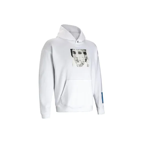 Under Armour x LIXIAOLONG LIANMINGKUAN UA Spring Collection Bruce Lee Collaboration Sweatshirt Men's White