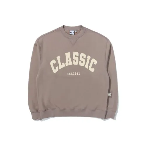 FILA Sweatshirts Men Light Brown