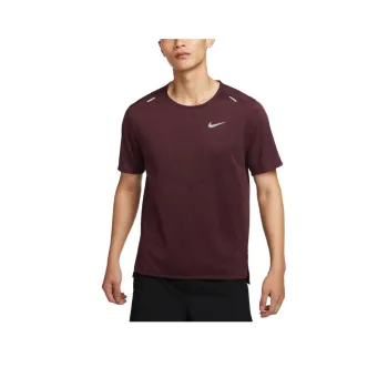 Nike RISE 365Dri Fit T Shirt Men's Burgundy