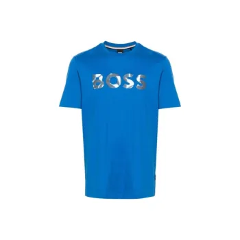 HUGO BOSS Logo print Cotton T shirt