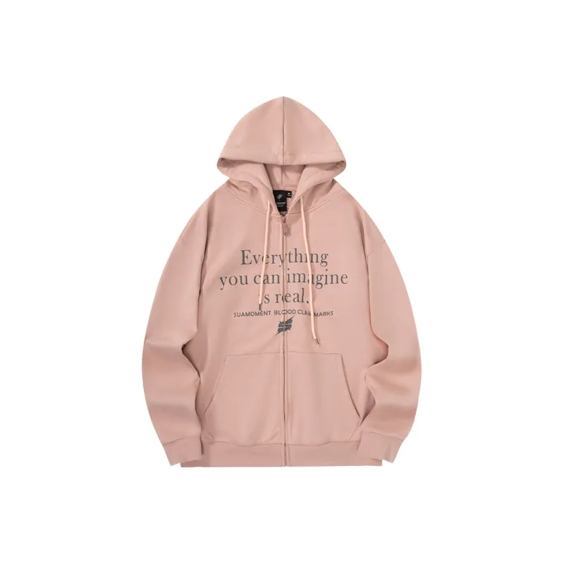Suamoment Sweatshirt American Casual Loose Fit Hoodie Unisex-2