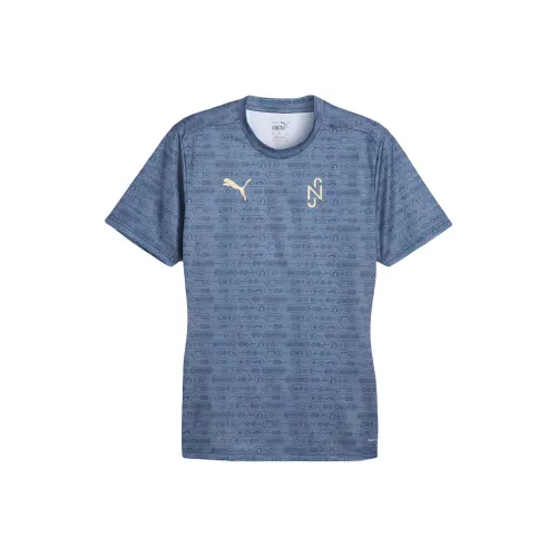 PUMA NEYMAR JR T-Shirt Men's Horizon Blue/Bell Yellow