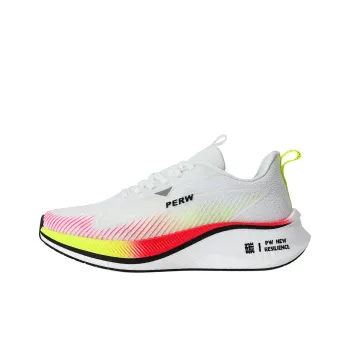 PERW Running Shoes Unisex Low Top Begonia Red