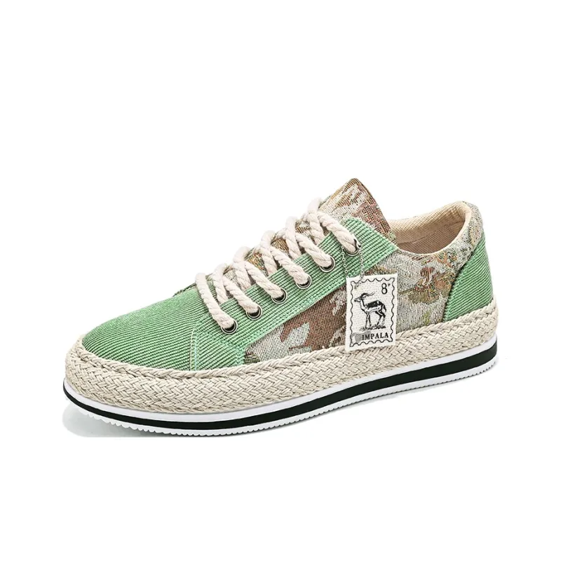 PLAY COBBLER Slip Resistant Breathable Low Top Canvas Shoes Men's-7