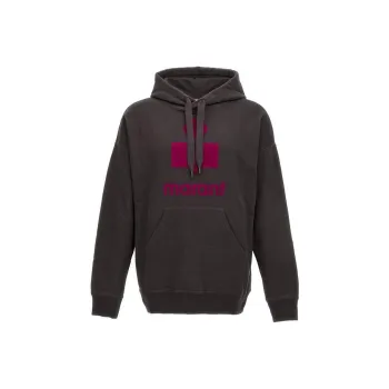 ISABEL MARANT Mansel Logo Printed Drawstring Hoodie