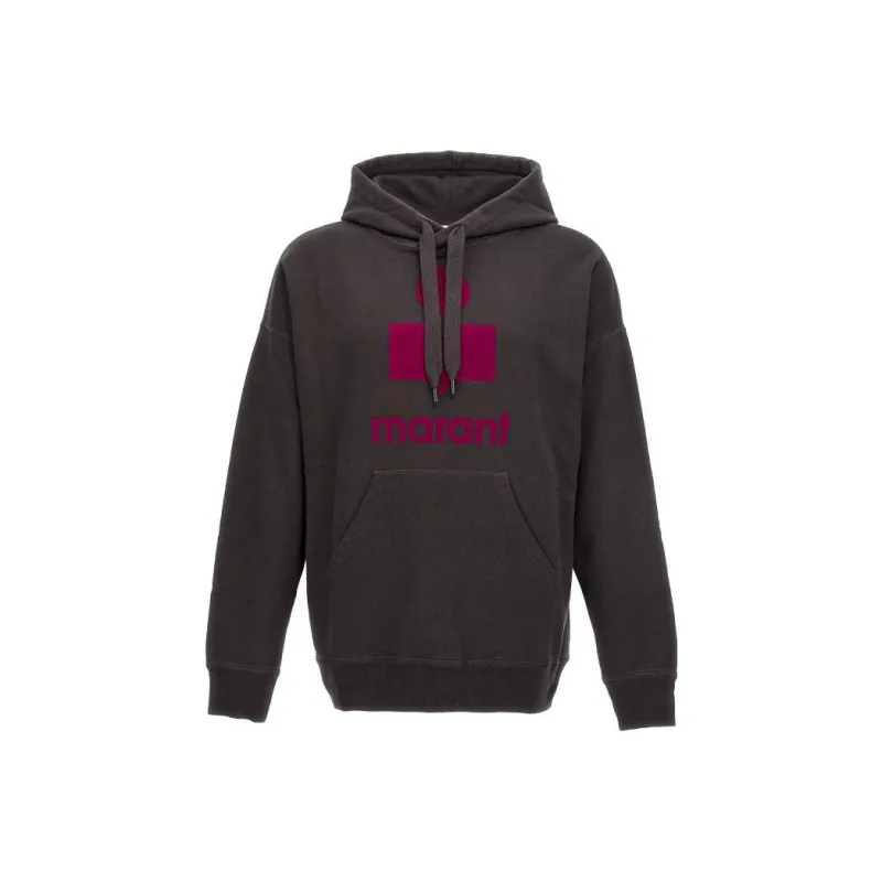 ISABEL MARANT Mansel Logo Printed Drawstring Hoodie-0