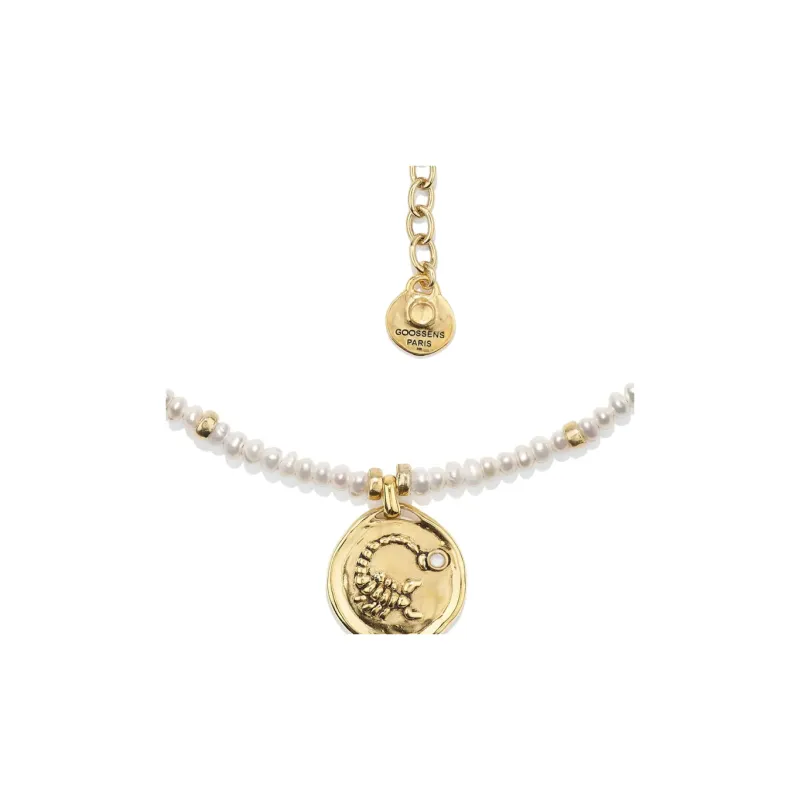Goossens Astro Scorpio Pearls Necklace-2