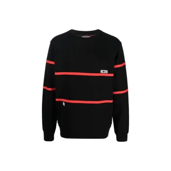 GCDS Logo Printed Crewneck Sweatshirt