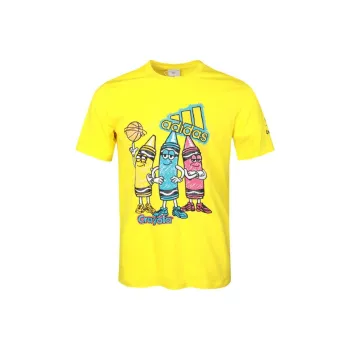 Adidas CRAY CRAYON T Shirt Men's Yellow