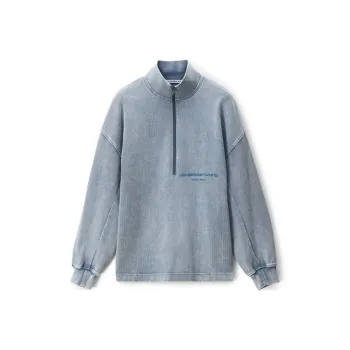 Alexander Wang Sweatshirts Men Biker Gray