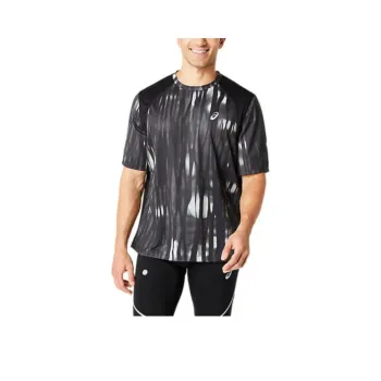 Asics ROADLITE SHOW SHORT SLEEVE TOP T Shirt Men's Black