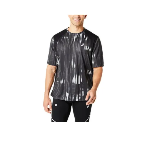 Asics ROADLITE SHOW SHORT SLEEVE TOP T Shirt Men's Black