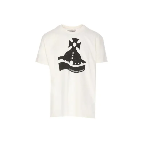 Vivienne Westwood Sunken Orb Printed Crewneck T Shirt