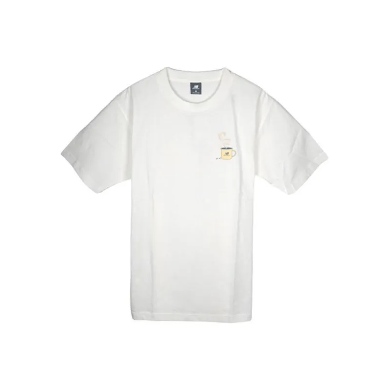 New Balance T Shirt Men's Sea Salt White-0