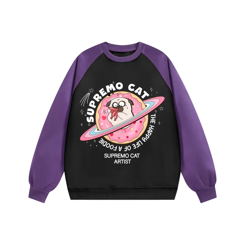 Supremo Cat Sweatshirts Unisex-0