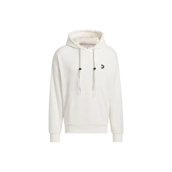 Adidas Originals SS24 V Day Hoodie Sweatshirt Unisex Pink White-0