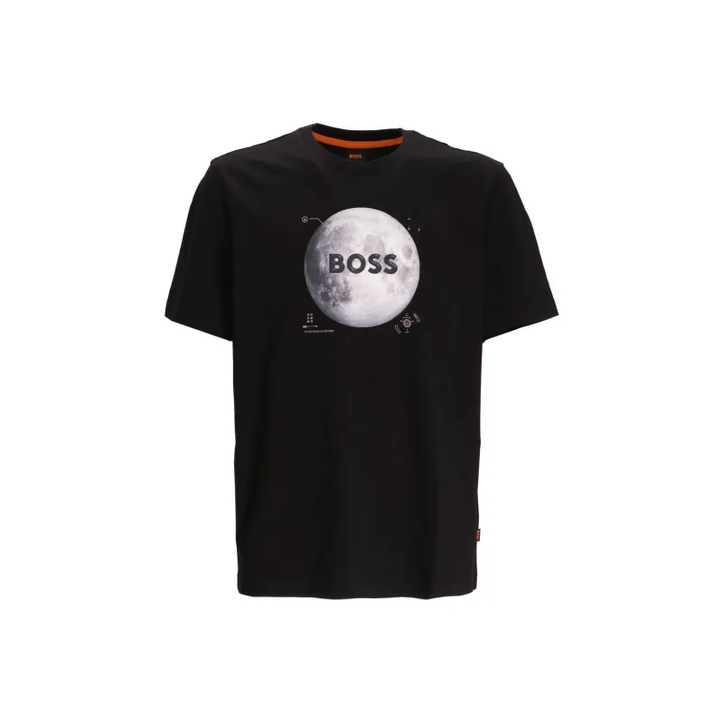 HUGO BOSS Moon print Cotton T shirt-0