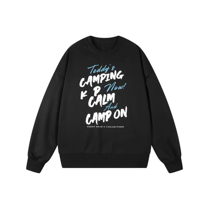 Teddy Bear Collection Camping Teddy Series Sweatshirt Unisex-0