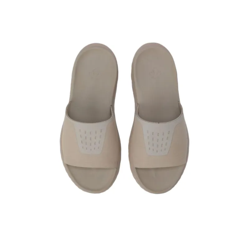 DESCENTE Energize Slip Resistant Abrasion Resistant Slide Slippers Men's Brown-3