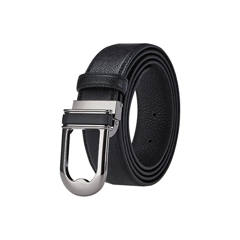 ROBINHOOD Top Grain Cow Leather Belts Men's 3.5cm-0