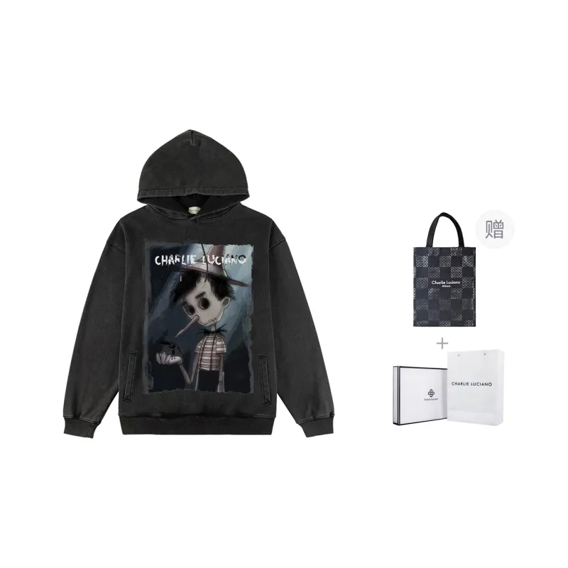 Charlie Luciano Sweatshirt Unisex Dark Gray-5