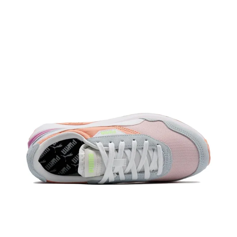 PUMA Cruise Rider Anti Slip Wear Resistant Low Top Casual Shoes Women's Pink-3